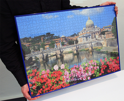 Der Rahmen f�r Puzzles