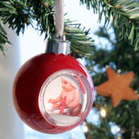 Christbaumkugeln mit Bild
