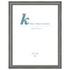 Variante Silber, schwarz durchgerieben von Holzrahmen Elda