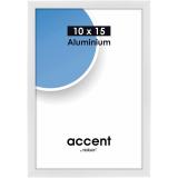 Thumbnail von Alurahmen Accent Weiß glänzend 10x15 cm