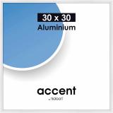 Thumbnail von Alurahmen Accent Weiß glänzend 30x30 cm