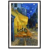 Thumbnail von Poster mit Rahmen - Vincent van Gogh - Cafe Terrace at Night 