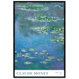 Thumbnail von Poster mit Rahmen - Claude Monet - Water Lilies (1906) 