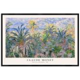 Thumbnail von Poster mit Rahmen - Claude Monet - Palm Trees at Bordighera 