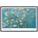 Thumbnail von Poster mit Rahmen - Vincent van Gogh - Almond Blossom 
