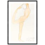 Thumbnail von Poster mit Rahmen - Auguste Rodin - Dancing Figure 