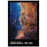 Thumbnail von Poster mit Rahmen - Carina Nebula Poster, Taken by NASA’s James Webb Space Telescope 