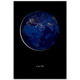 Thumbnail von Poster mit Rahmen - NASA Image of Earth No. 2 