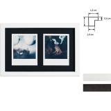 Thumbnail von Bilderrahmen für 2 Sofortbilder - Typ Polaroid 600 