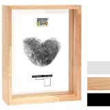 Thumbnail von Holz-Bilderrahmen mit Glasrückwand für schwebenden Fotoeffekt 
