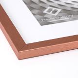 Thumbnail von Holz-Bilderrahmen Hekla (MDF) Rosé Gold strukturiert