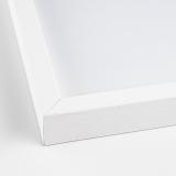 Variante Weiß von Holz-Bilderrahmen Tisar mit Passepartout