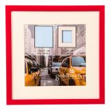 Thumbnail von Kunststoff-Bilderrahmen Puro mit Passepartout rot