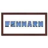 Variante Wenge von Regiorahmen "Fehmarn" mit Passepartout