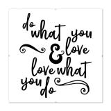 Thumbnail von Bilderrahmen mit Spruch - Do What You Love And Love What You Do 