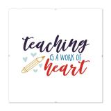 Thumbnail von Bilderrahmen mit Spruch - Teaching Is A Work Of Heart 