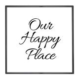 Thumbnail von Bilderrahmen mit Spruch - Our Happy Place