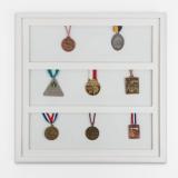Thumbnail von Medaillenrahmen 50x50 cm, weiß 