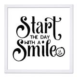 Thumbnail von Bilderrahmen mit Spruch - Start The Day with a Smile 