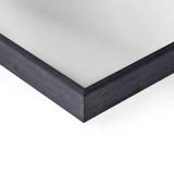 Variante Grau (furnierte Oberfläche) von Wandspiegel Alurahmen Alpha - 50x150 cm