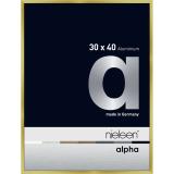 Thumbnail von Alurahmen Profil alpha Brushed Gold 30x40 cm