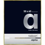 Thumbnail von Alurahmen Profil alpha Brushed Gold 50x60 cm