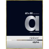 Thumbnail von Alurahmen Profil alpha Brushed Gold 60x80 cm