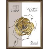 Thumbnail von Holzrahmen Ascot Dunkelbraun-Gold 21x29,7 cm (A4)