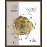 Thumbnail von Holzrahmen Ascot Dunkelbraun-Gold 30x40 cm