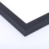 Variante Buche schwarz von Holzrahmen aus Buche, Ahorn, Eiche &amp; Walnuss - Sonderzuschnitt