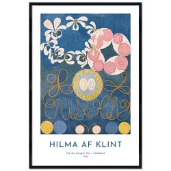 Poster mit Rahmen - Hilma af Klint - The Ten Largest, No. 1, Childhood
