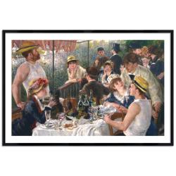 Poster mit Rahmen - Pierre-Auguste Renoir - Luncheon of the Boating Party