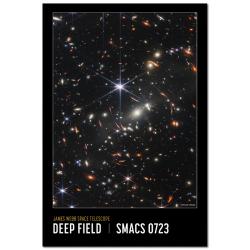 Poster mit Rahmen - WebbŽs First Deep Field SMACS 0723 Poster, Image Taken by NASA’s James Webb Space Telescope