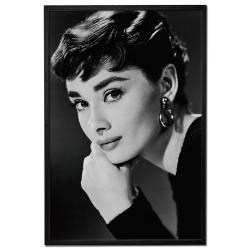 Poster mit Rahmen - Audrey Hepburn (1954)
