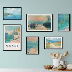 Bilderrahmen Bilderwand Monet - By the Water