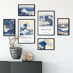 Bilderrahmen Bilderwand Hokusai