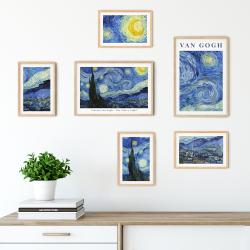 Bilderrahmen Bilderwand Van Gogh - Starry Night