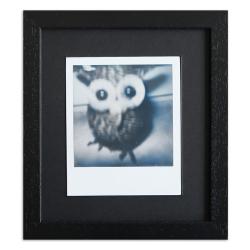 Bilderrahmen Bilderrahmen für 1 Sofortbild - Typ Polaroid 600 Schwarz, gemasert