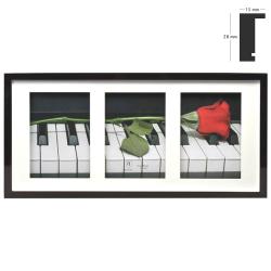 Galerierahmen Piano für 3 Bilder
