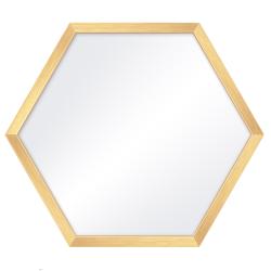 Bilderrahmen Hexagon-Spiegelrahmen Honeycomb Gold