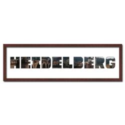 Bilderrahmen Regiorahmen "Heidelberg" mit Passepartout Wenge