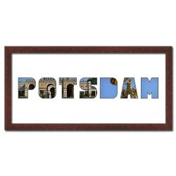 Bilderrahmen Regiorahmen "Potsdam" mit Passepartout Wenge