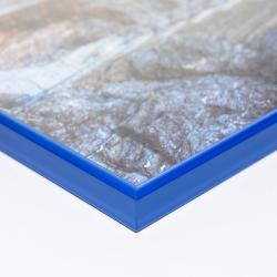 Bilderrahmen Kunststoff-Puzzlerahmen für 1000 Teile blau