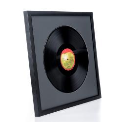 Bilderrahmen Holzrahmen Top Cube für Vinyl-Schallplatten
