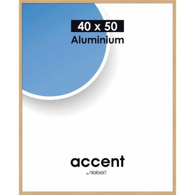 Aluminium Bilderrahmen Duo Eiche 40x50 cm