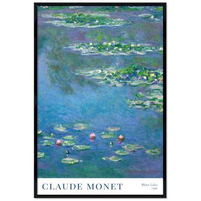 Poster mit Rahmen - Claude Monet - Water Lilies (1906) 