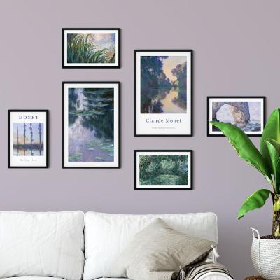 Bilderwand Monet - Purple Impressions 