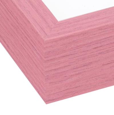 Thumbnail von Alu-Bilderrahmen Barth NXT, Serie 1131 Pink - Furnier Holzoptik