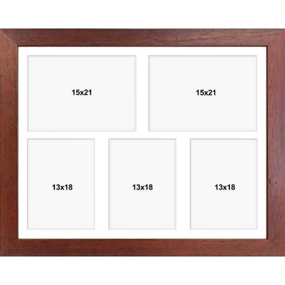 Holz Galerie-Bilderrahmen Vermont 40x50 cm (5 Bilder)