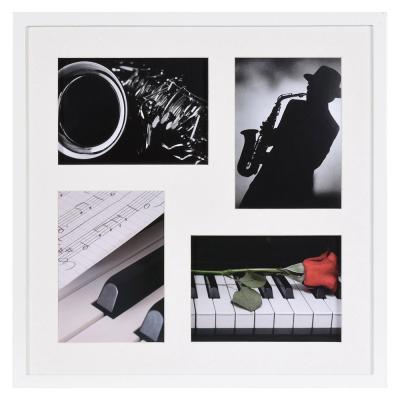 Galerierahmen Piano für 4 Bilder Weiß